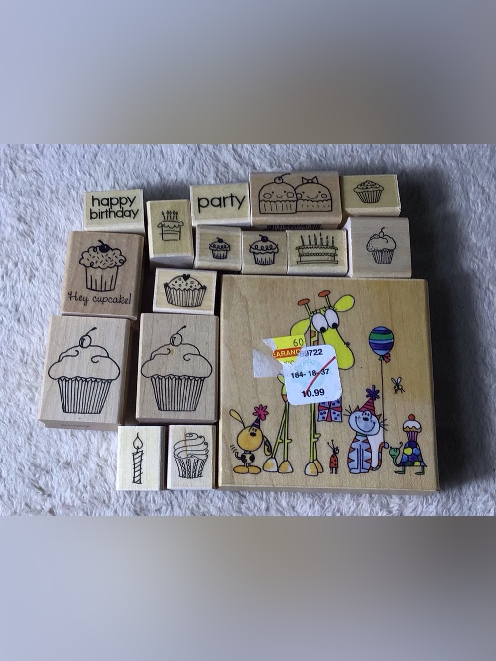 Wooden Party Stamps